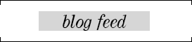 blog feed