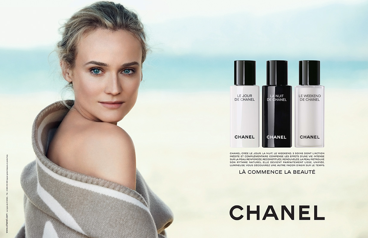 Diane Kruger for Chanel Beauty by Peter Lindbergh