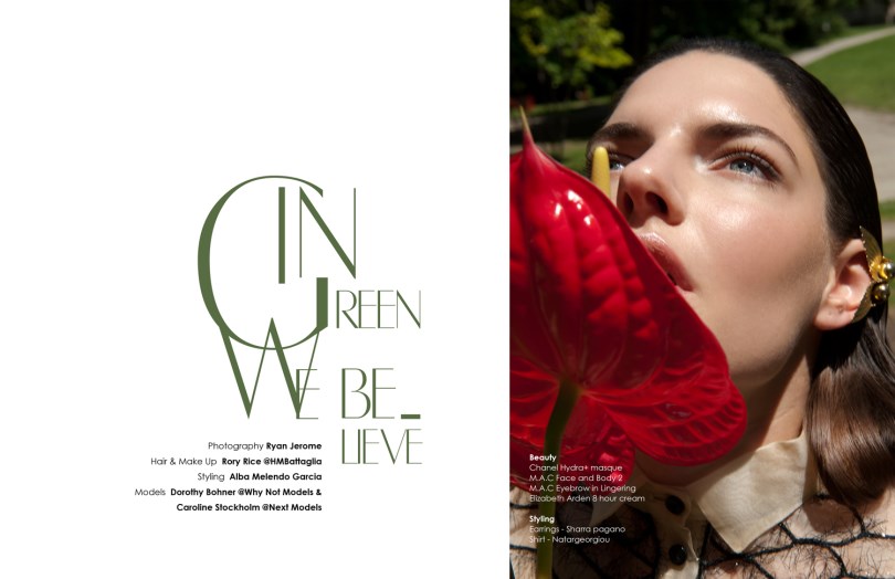In Green We Believe by Ryan Jerome for NOU Magazine