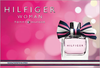 hilfiger woman cheerfully pink