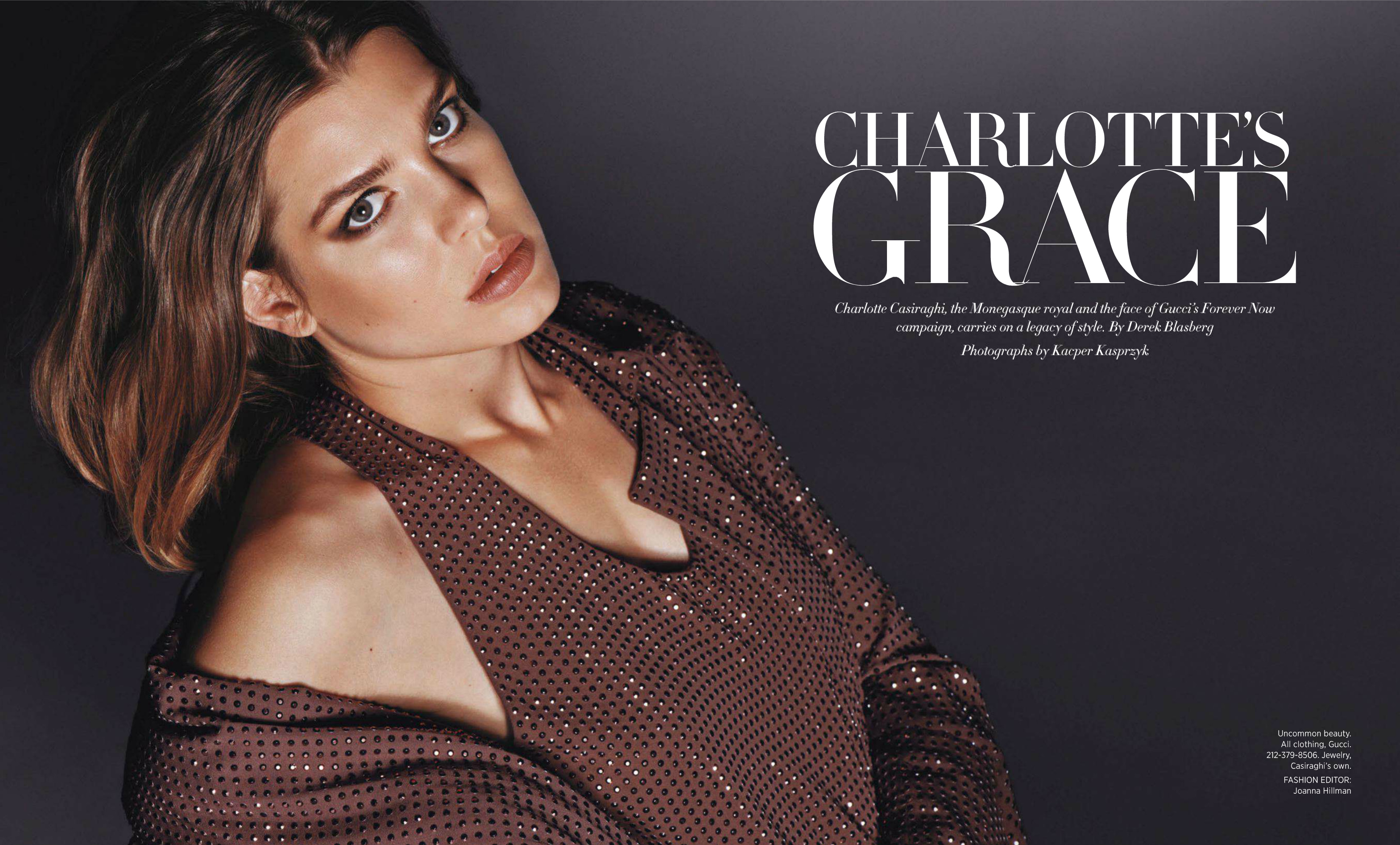 Charlotte Casiraghi by Kacper Kasprzyk for Harper’s Bazaar US October 2013 (1)