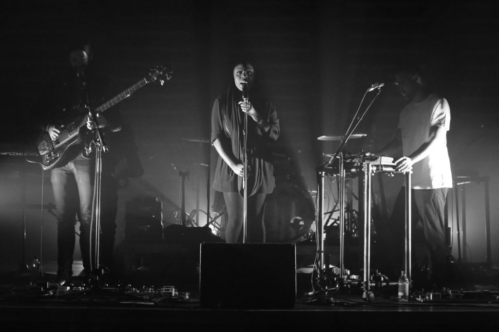 Three gigs, three cities, three nights - Laura Mvula performs with White Lies live at the Burberry Brit Rhythm gig in London