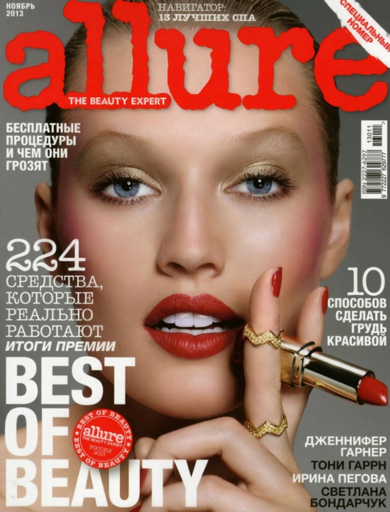 Toni Garrn by Paola Kudacki for Allure Russia November 2013