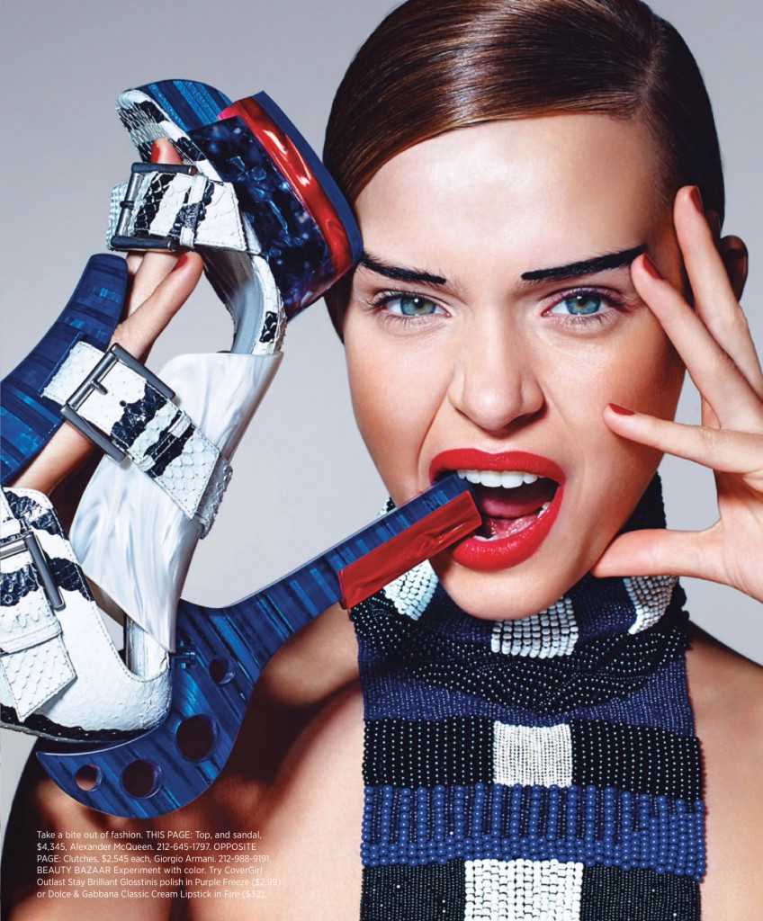 JosephineSkriver by Richard Burbridge for Harper’s Bazaar US February 2014 (3)