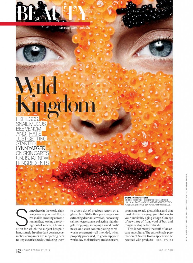 Wild Kingdom by Ben Hassett for Vogue US February 2014