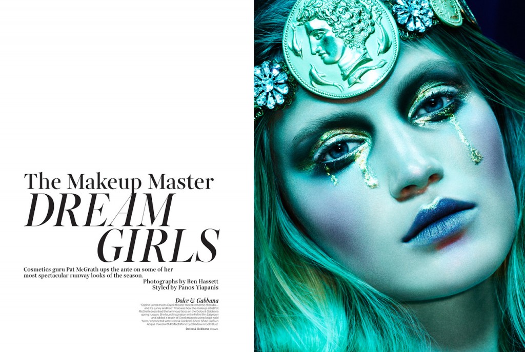 The Makeup Master Dream Girls by Ben Hassett for W Magazine May 2014 (1)