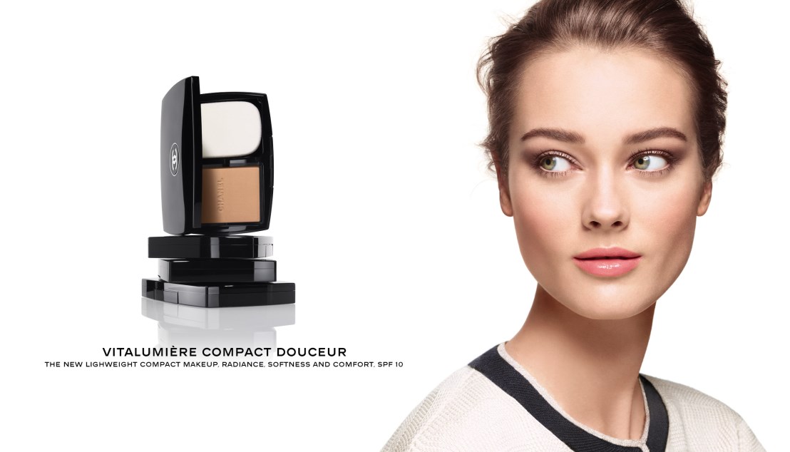 Monika Jagaciak for Chanel Fall 2013 Vitalumière Compact Douceur