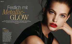 Barbara Palvin by Jonas Bresnan for Freundin Magazine December 2014