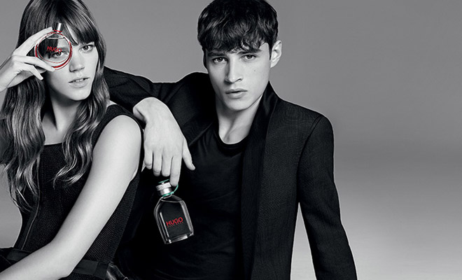 Freja Beha & Adrien Sahores for HUGO Fragrance 2015