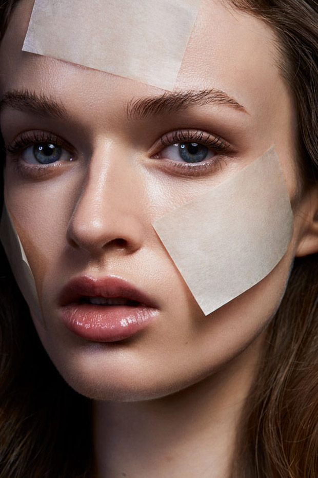 Beauty Skin Care Masks: Anaelle Duguet for German Grazia Magarine