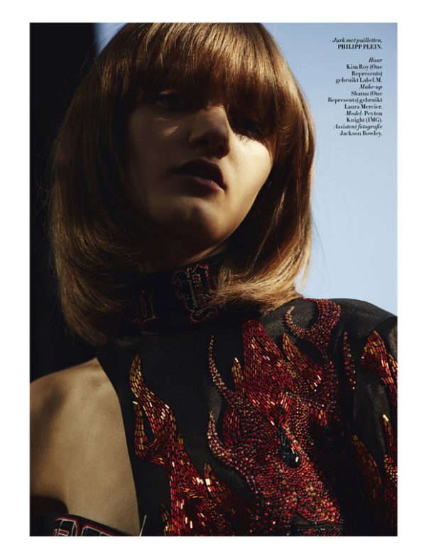 Peyton Knight Stuns for L'Officiel Netherlands Cover Story