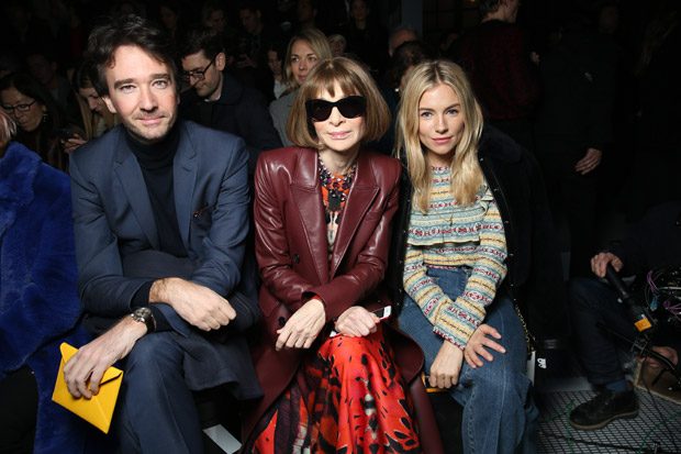 Front Row at LOUIS VUITTON Fall Winter 2018.19 Fashion Show