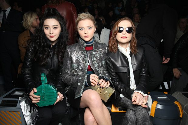 Chloe Moretz Sits Front Row at Louis Vuitton's Fashion Show in