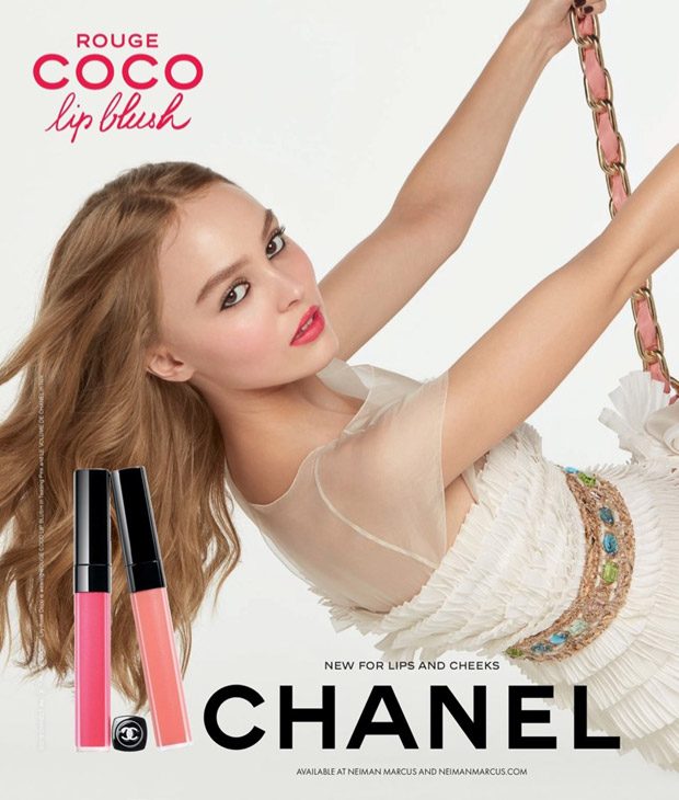 Lily Rose Depp is the Face of CHANEL Rouge Coco Lip Blush 2018