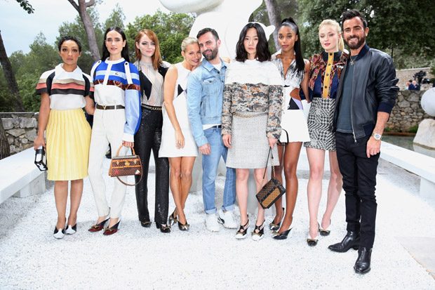 Sienna Miller attends Louis Vuitton show - Leather Celebrities