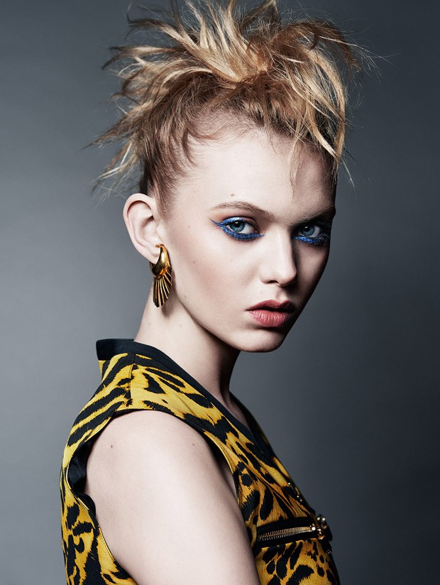 Anya Lyagoshina, Katie Moore & Kris Gottschalk for Versace Beauty