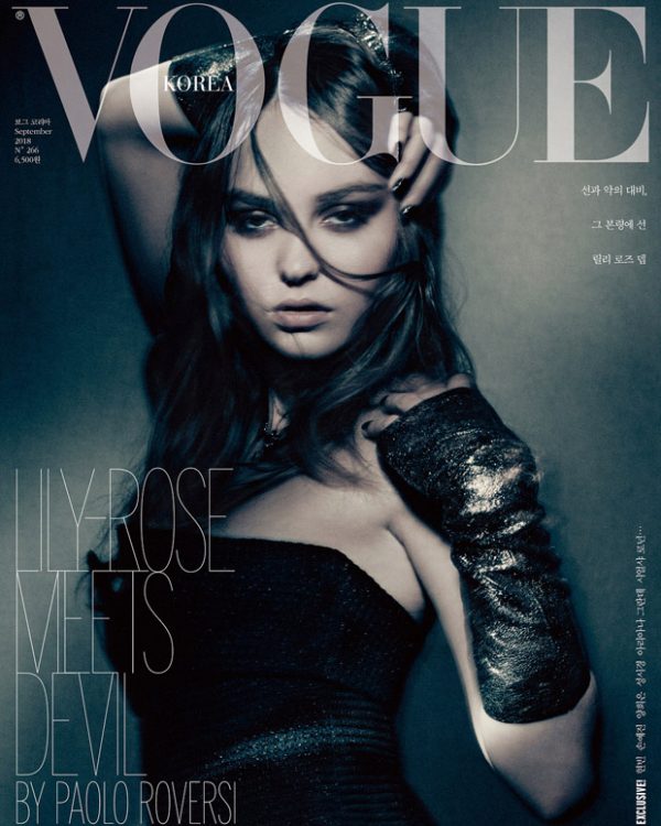 Lily Rose Depp is the Cover Girl of Vogue Korea September 2018 Issue