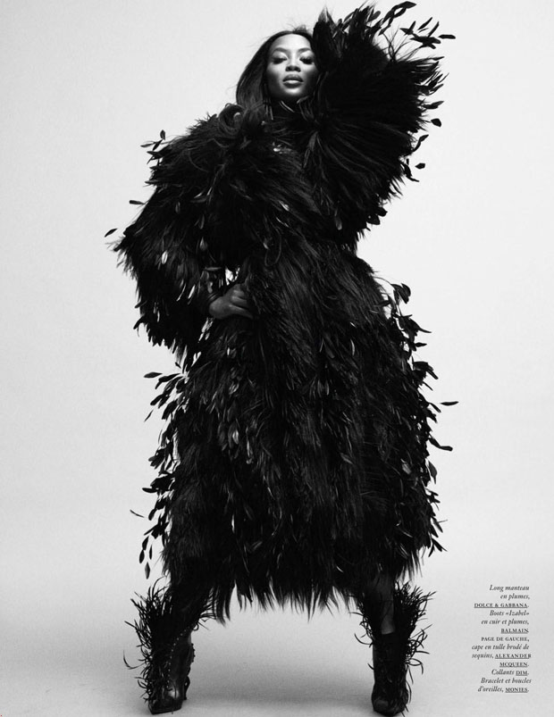 NAOMI CAMPBELL IS ON THE MOVE FOR VOGUE PARIS