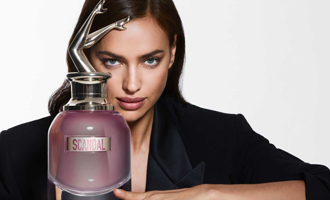 Irina Shayk is the Face of Jean Paul Gaultier Scandal A Paris Fragrance