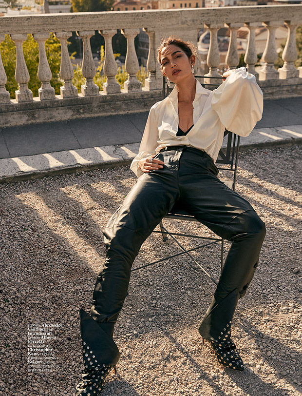 Lily Aldridge Stars in Harper's Bazaar Russia December 2019 Cover Story