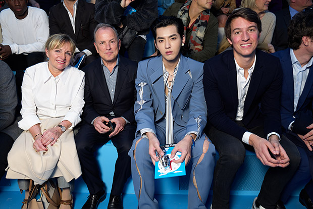 CELEBRITY GUESTS at LOUIS VUITTON Men's Fall Winter 2020 Show