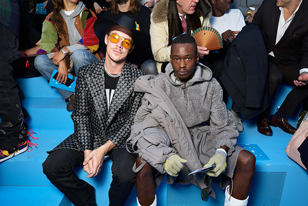 CELEBRITY GUESTS at LOUIS VUITTON Men's Fall Winter 2020 Show