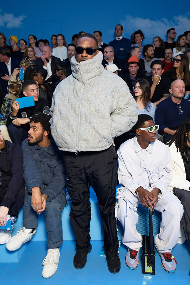 DAMSON IDRIS ARCHIVE on X: damson idris and pop smoke at the louis vuitton  fashion show during pfw  / X