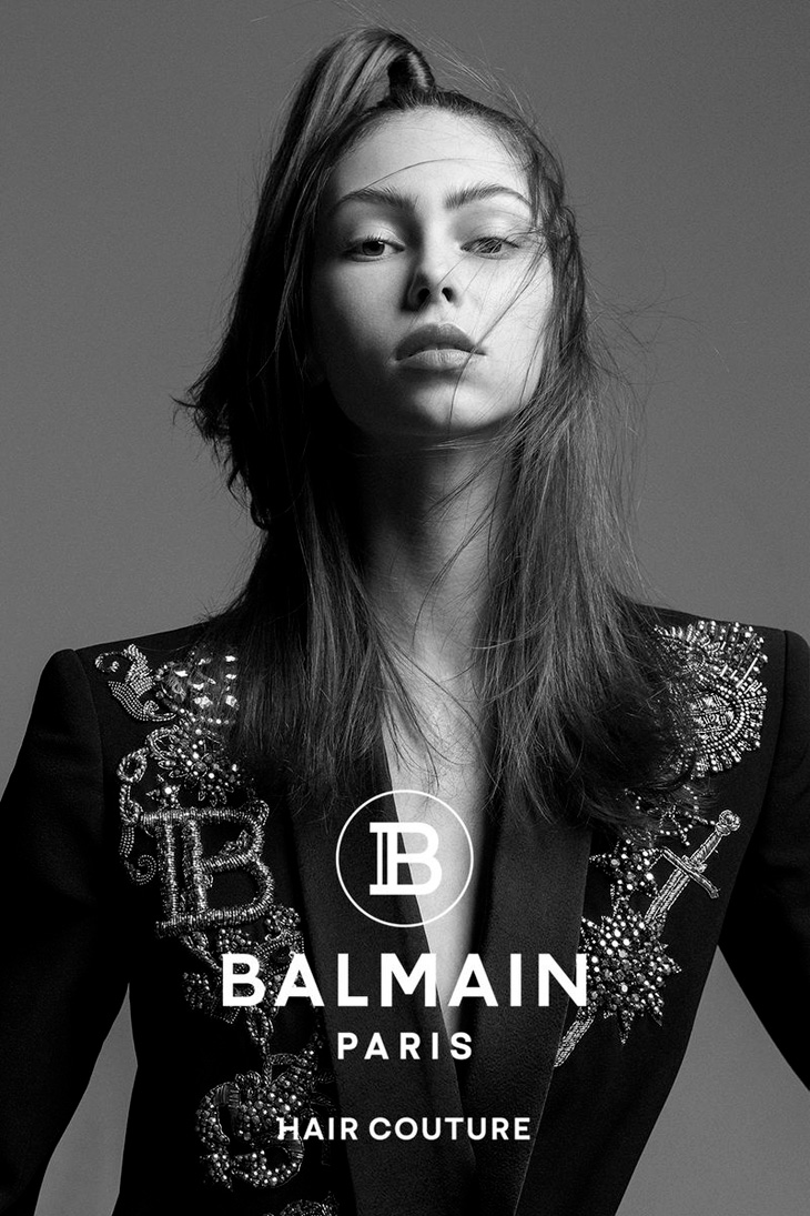Lorena Maraschi Stars in Balmain Hair Couture Fall Winter Campaign