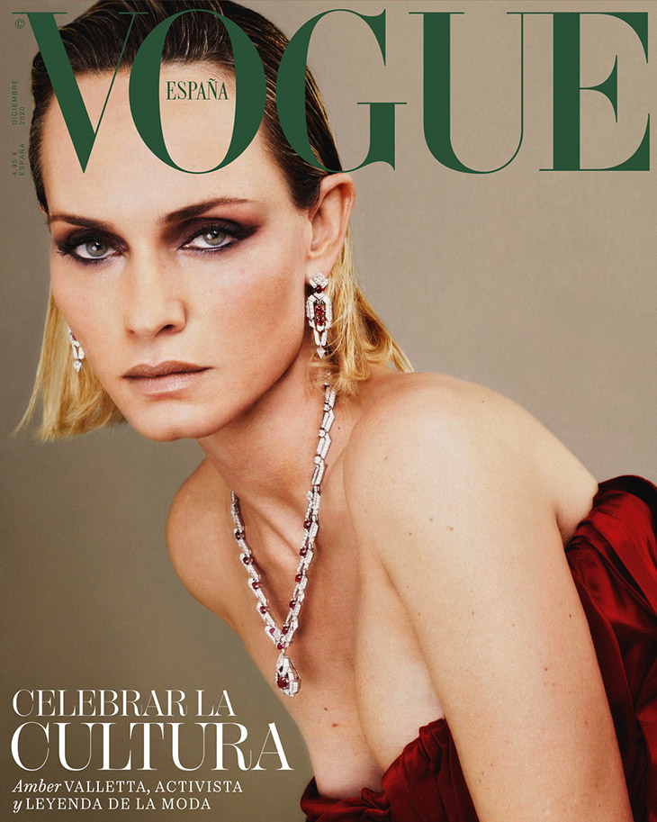 Amber Valletta is the Cover Star of Vogue Spain December 2020 Issue