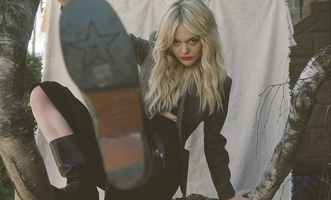 Emily Alyn Lind Poses in Dior for Harper's Bazaar March 2021 Issue