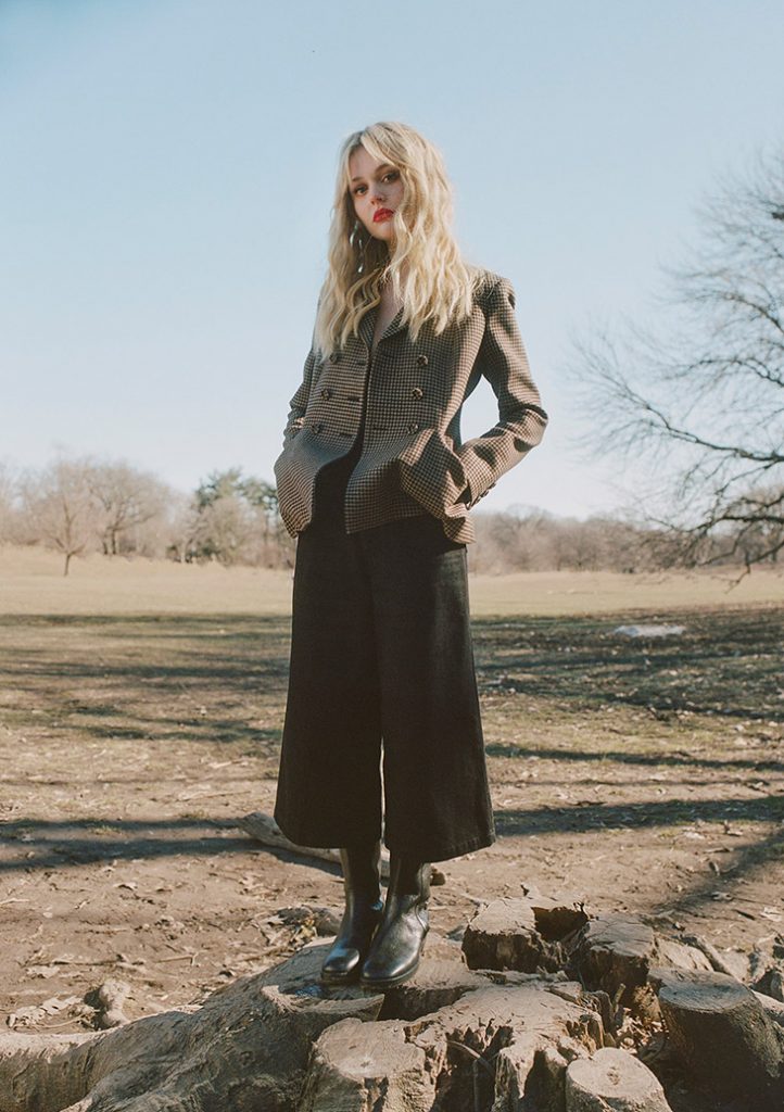 Emily Alyn Lind Poses in Dior for Harper's Bazaar March 2021 Issue