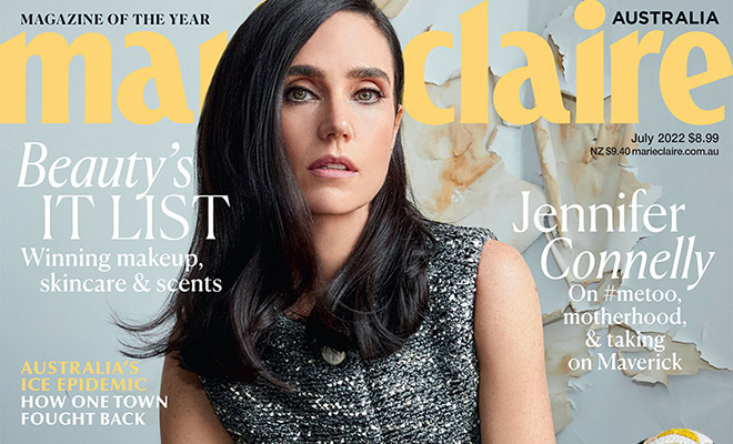 Jennifer Connelly Covers Marie Claire Australia July 2022 Issue