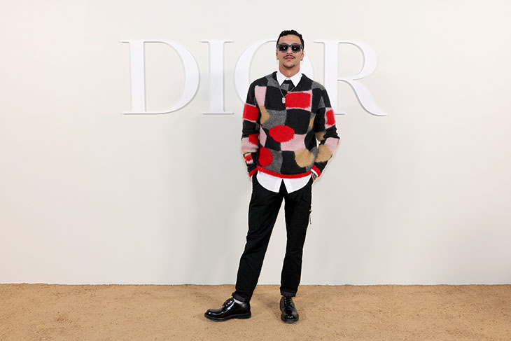 PFW: DIOR HOMME Fall Winter 2022.23 Collection - Male Model Scene