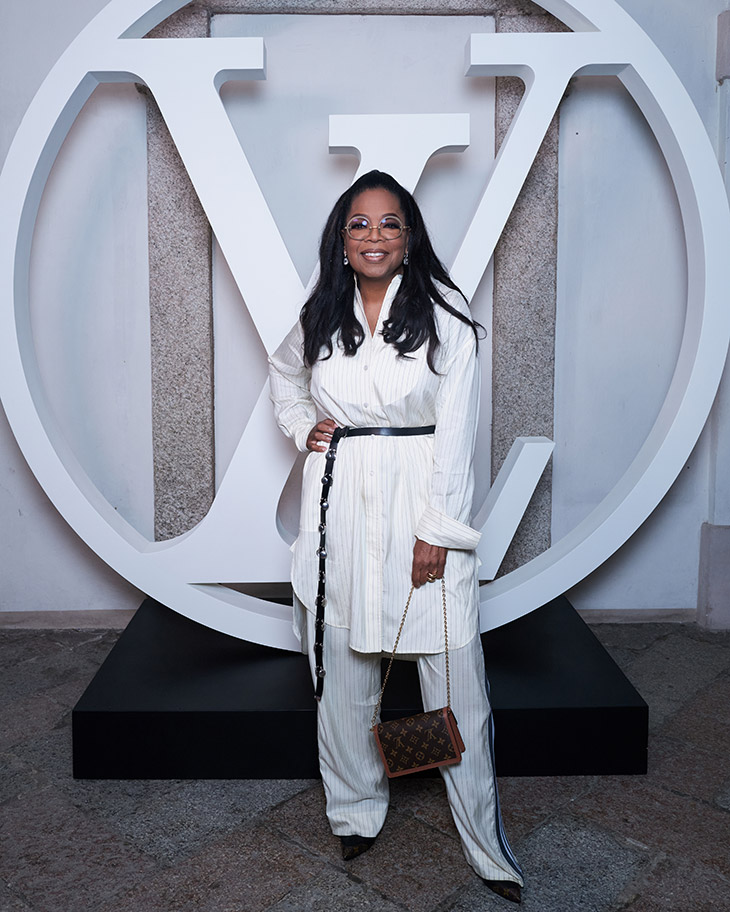 ACMHonors on X: .@Oprah at the Louis Vuitton Cruise Show 2024. #LVCruise24   / X
