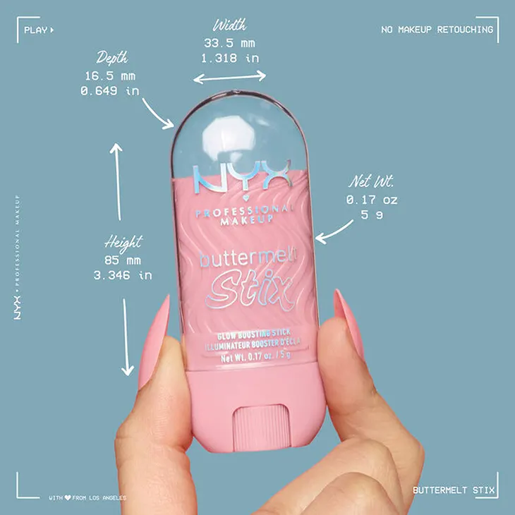 NYX Buttermelt Highlighter Stix