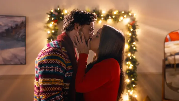 Maybelline Holiday Campaign Lacey Chabert and Dustin Milligan