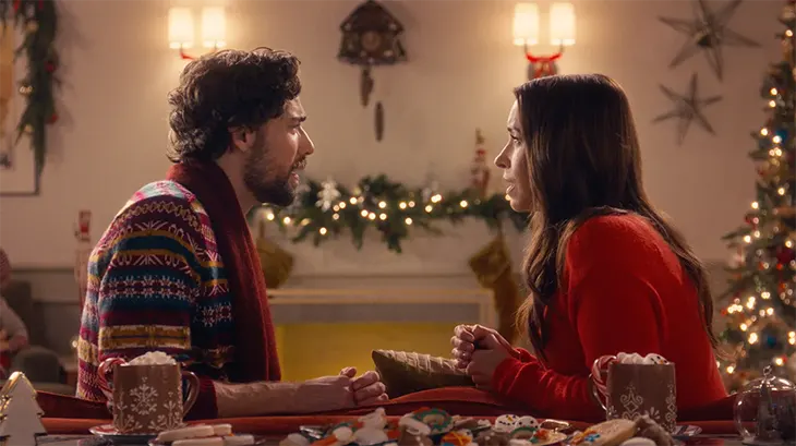 Maybelline Holiday Campaign Lacey Chabert and Dustin Milligan