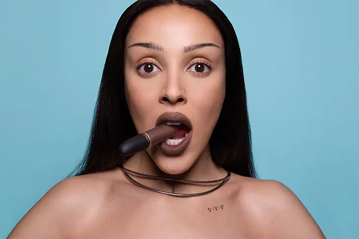 Doja Cat Ella Gross MAC Powder Kiss Campaign