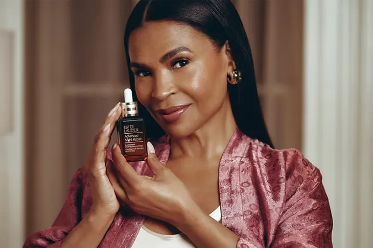Nia Long Estée Lauder Advanced Night Repair