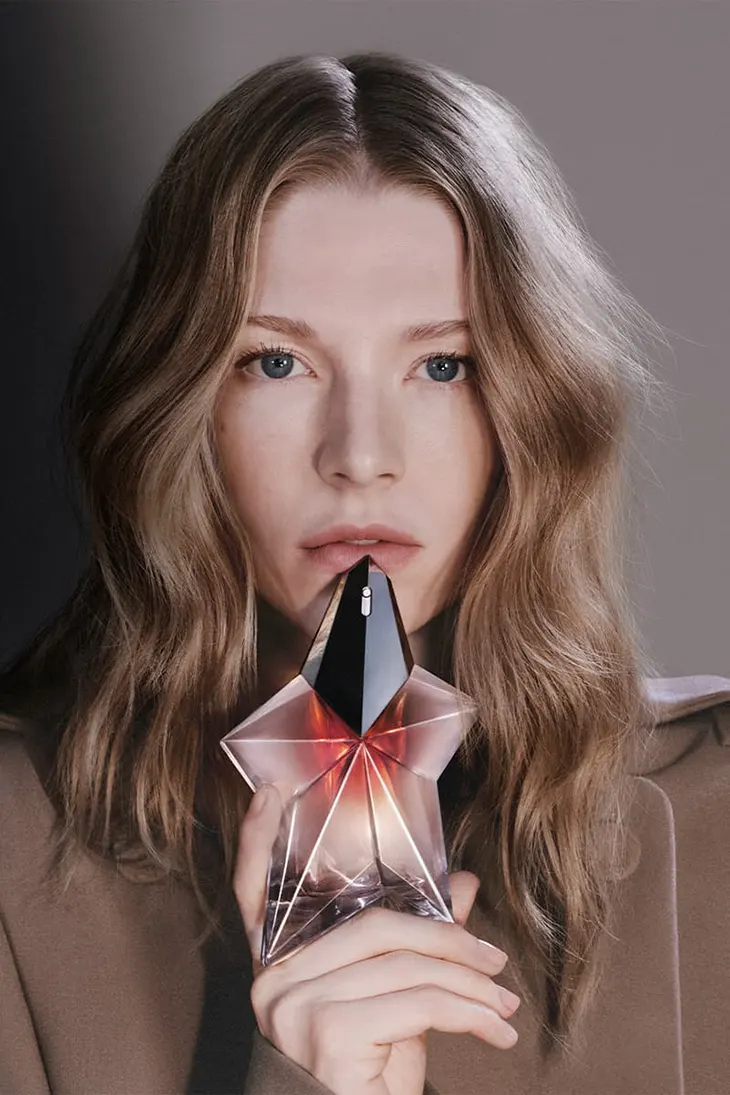 Hunter Schafer Mugler Angel Blush