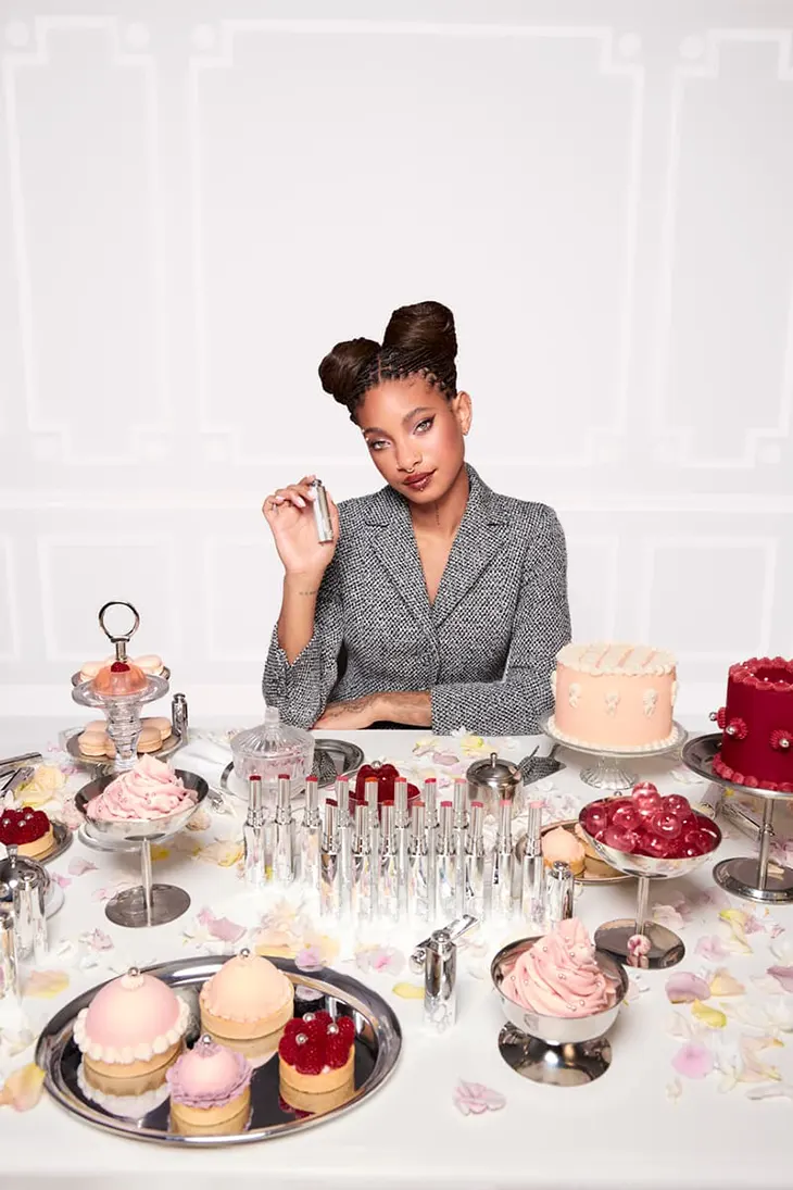 Dior Jisoo and Willow Smith Glass Lipstick